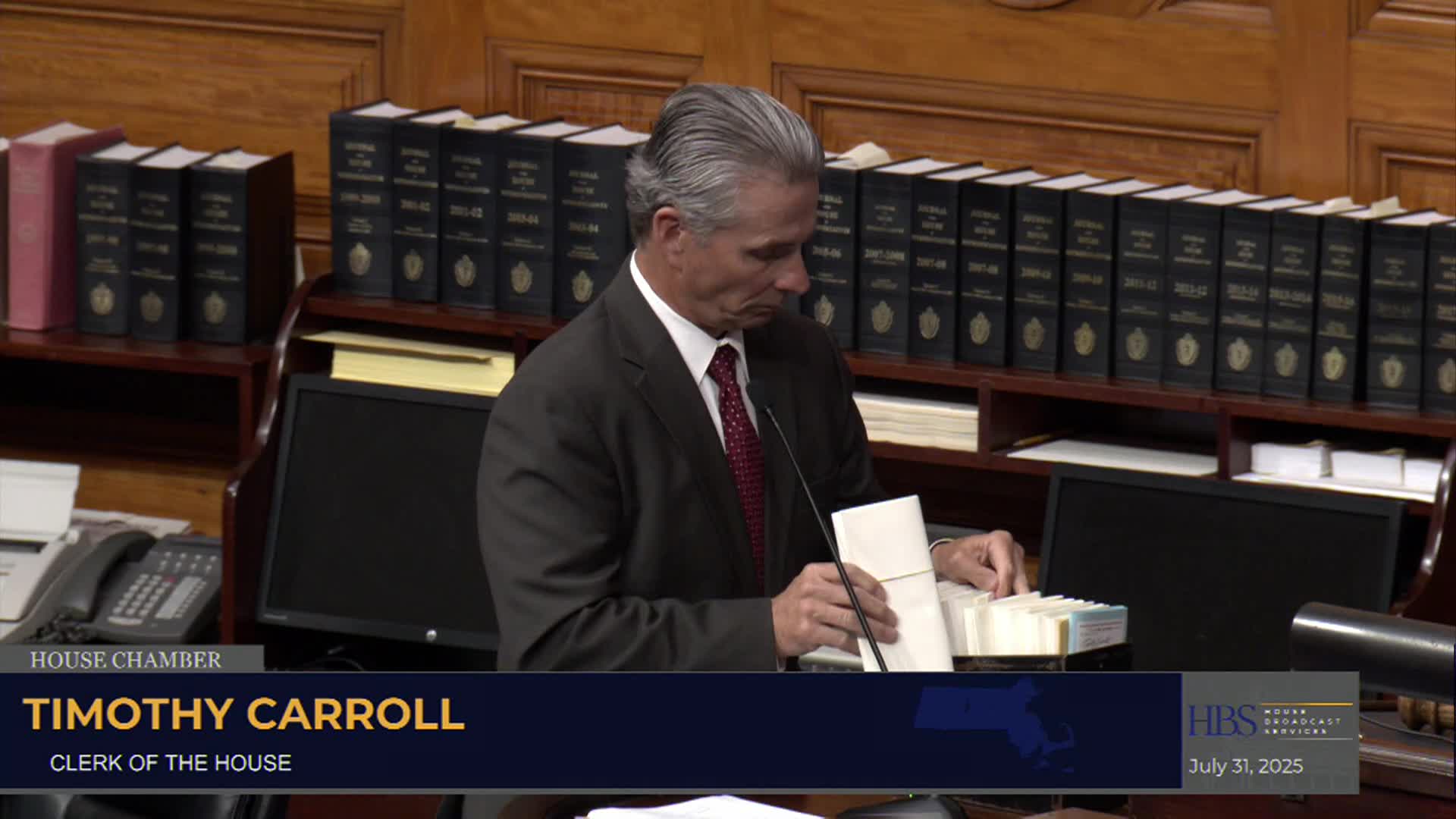 Thumbnail image for MA House of Representatives Formal Session - July 31st 2025