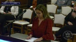 Thumbnail image for City Council Special Meeting - December 8, 2025