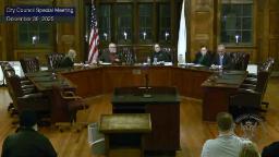 Thumbnail image for City Council Special Meeting - December 30, 2025