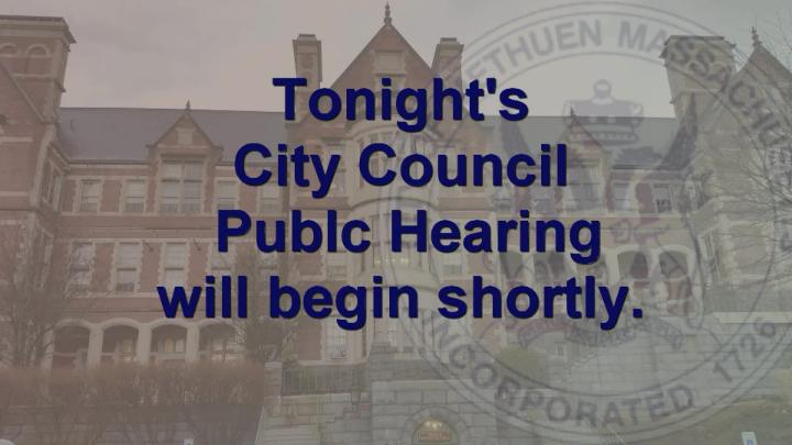 Thumbnail image for City Council 6:45pm Public Hearing - January 5, 2026