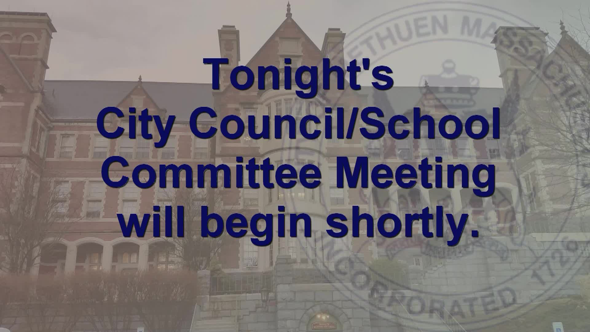 Thumbnail image for City Council and School Committee Joint Meeting - January 21, 2026
