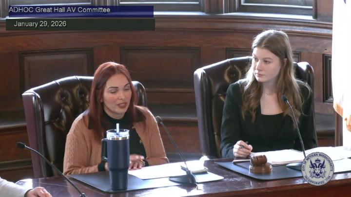 Thumbnail image for Great Hall Audio-Visual & Lighting Committee - January 29, 2026