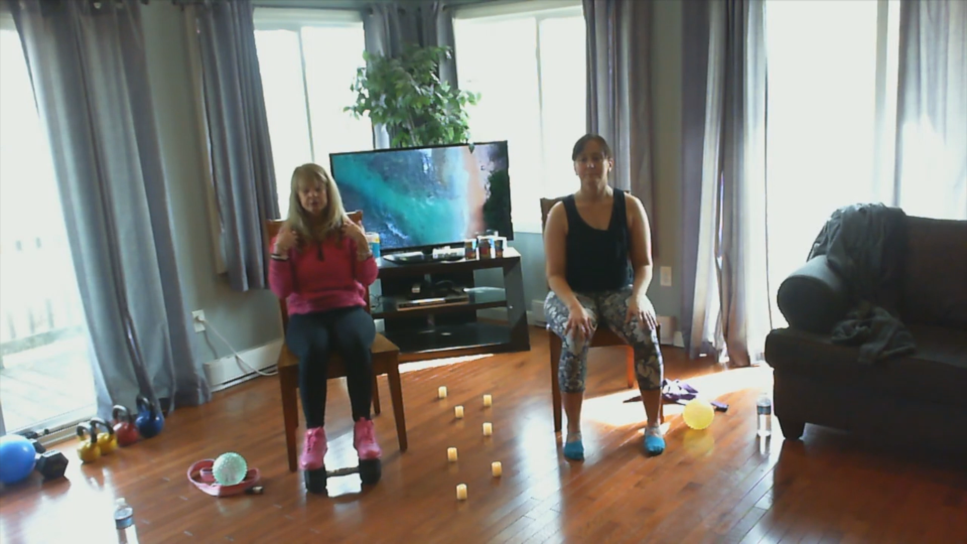 Fitness at Home with Joan - Chair Yoga