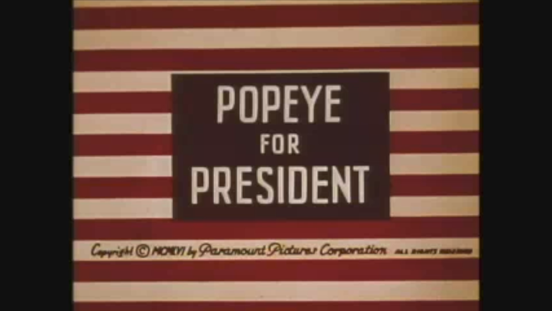 Thumbnail image for Popeye for President - 1956
